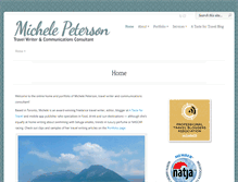 Tablet Screenshot of michelepeterson.com